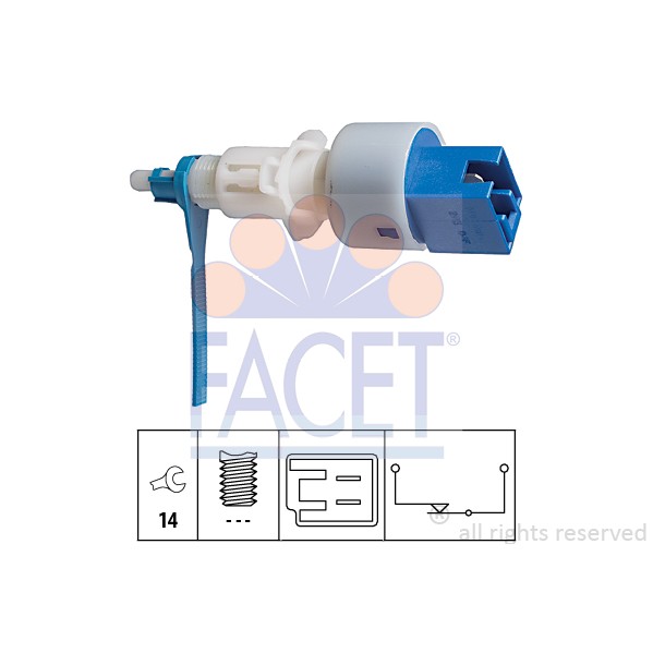 Слика на Автомат за положба на кумплуг FACET Made in Italy - OE Equivalent 7.1203 за Fiat Albea 178 1.3 JTD - 70 коњи дизел