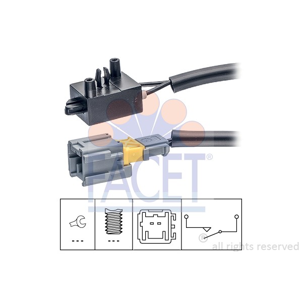 Слика на Автомат за положба на кумплуг FACET Made in Italy - OE Equivalent 7.1210 за Citroen C4 Picasso UD 2.0 i 16V - 140 коњи бензин