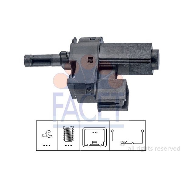 Слика на Автомат за положба на кумплуг FACET Made in Italy - OE Equivalent 7.1221 за Ford B-Max 1.6 TDCi - 95 коњи дизел