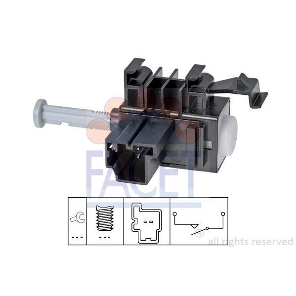 Слика на Автомат за положба на кумплуг FACET Made in Italy - OE Equivalent 7.1236 за Ford Transit Bus 2014 2.2 TDCi - 100 коњи дизел