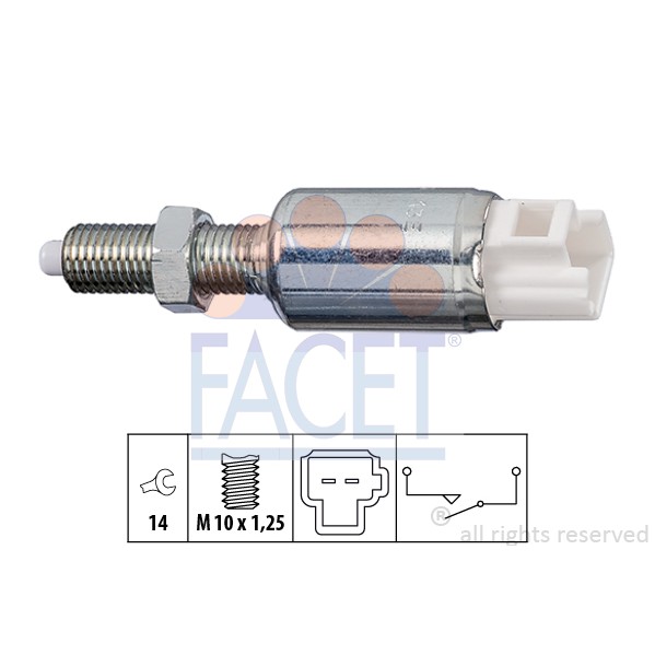 Слика на Автомат за положба на кумплуг FACET Made in Italy - OE Equivalent 7.1259 за Toyota RAV4 2.4 VVTi 4WD - 170 коњи бензин