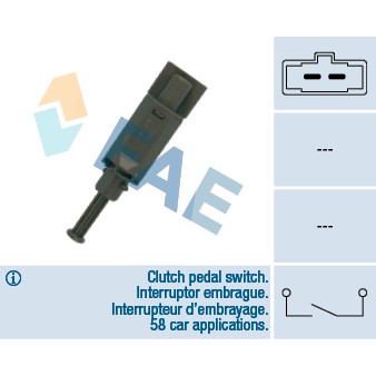 Слика на Автомат за положба на кумплуг FAE 24772 за VW Caddy 2 Box (9K9A) 1.7 SDI - 57 коњи дизел