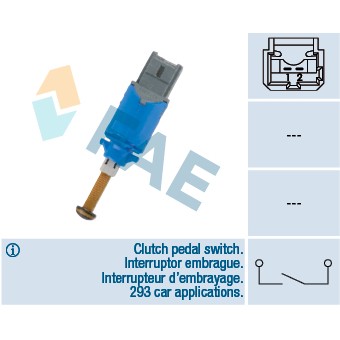 Слика на Автомат за положба на кумплуг FAE 24901 за Renault Modus 1.5 dCi 75 - 75 коњи дизел