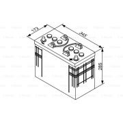 Слика 5 на акумулатор BOSCH T3 0 092 T30 400