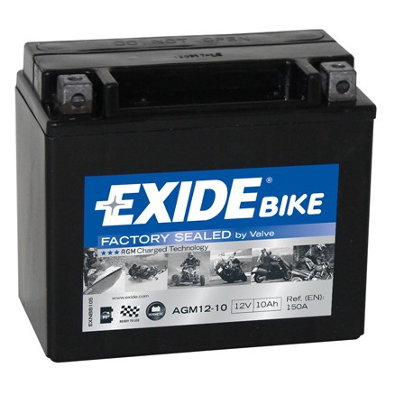 Слика на акумулатор EXIDE AGM Ready AGM12-10 за мотор Aprilia RSV Mille (ME) - 125 коњи бензин