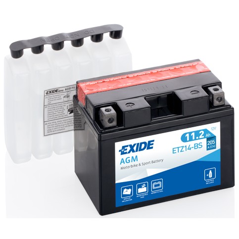 Слика на акумулатор EXIDE AGM ETZ14-BS за мотор Yamaha XVS 950A (VN02) - 54 коњи бензин