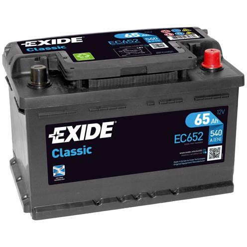 Слика на акумулатор EXIDE CLASSIC * EC652 за Ford Sierra Estate (BNG) 2.9 4x4 - 150 коњи бензин