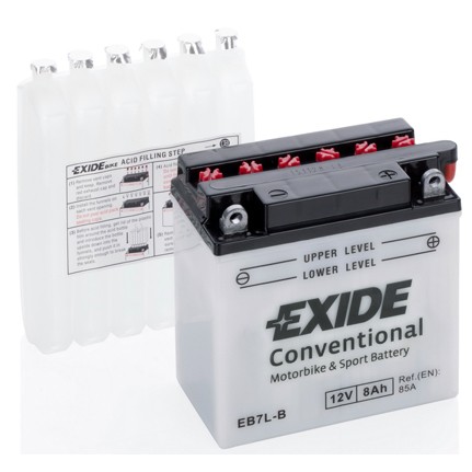 Слика на акумулатор EXIDE Conventional EB7L-B за мотор MBK Skyliner Skyliner 150 - 12 коњи бензин