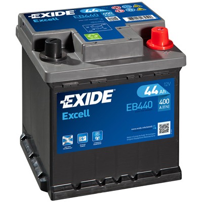 Слика на акумулатор EXIDE EXCELL ** EB440 за Seat Ibiza 2 (6K) 1.0 - 45 коњи бензин