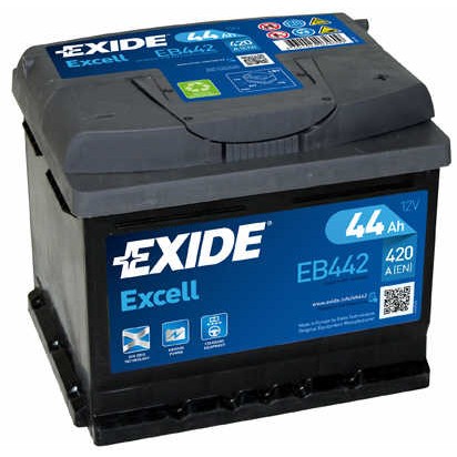 Слика на акумулатор EXIDE EXCELL ** EB442 за Ford Fiesta 3 (gfj) 1.3 - 60 коњи бензин