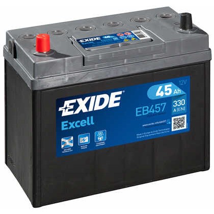 Слика на акумулатор EXIDE EXCELL ** EB457 за Honda Civic 6 Fastback (MA) 1.6 i (MB1) - 113 коњи бензин