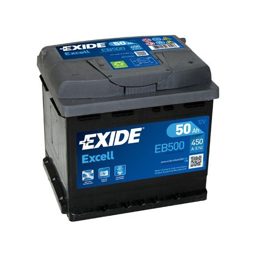 Слика на акумулатор EXIDE EXCELL ** EB500 за Citroen Xsara Coupe N0 1.8 i - 90 коњи бензин