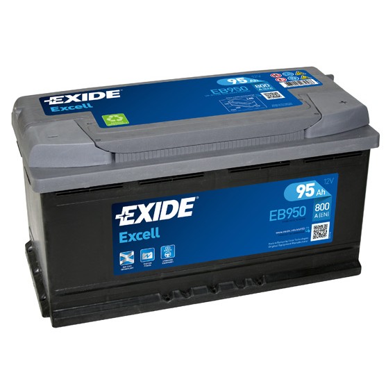 Слика на акумулатор EXIDE EXCELL ** EB950 за Audi Q7 (4L) 3.0 TDI - 233 коњи дизел