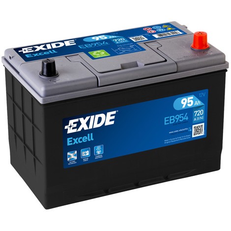 Слика на акумулатор EXIDE EXCELL ** EB954 за Hyundai Sonata 5 Saloon (NF) 2.0 CRDi - 150 коњи дизел