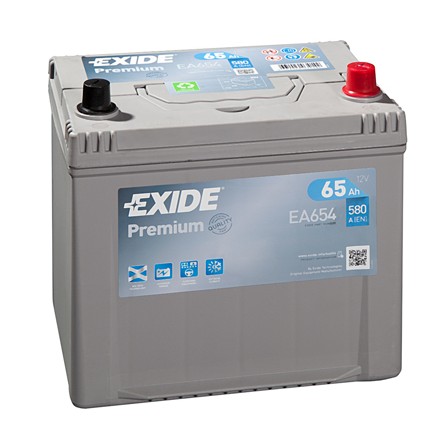 Слика на акумулатор EXIDE PREMIUM EA654 за Honda Civic 9 1.8 i-VTEC - 141 коњи бензин