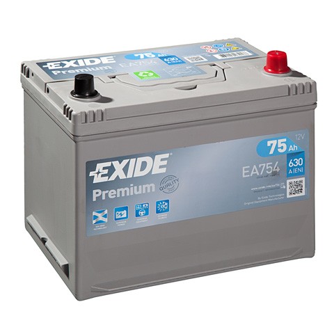 Слика на акумулатор EXIDE PREMIUM EA754 за Mitsubishi Montero 4 (V80,V90) DI-D (V88W, V98W) - 160 коњи дизел