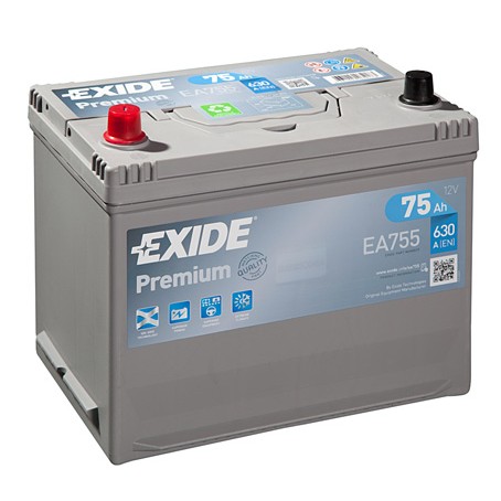 Слика на акумулатор EXIDE PREMIUM EA755 за Mitsubishi Space Gear (PA,B,D V-W) 2.0 16V (PA3V/W, PB3V) - 115 коњи бензин