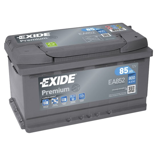 Слика на акумулатор EXIDE PREMIUM EA852 за BMW 3 Cabrio E93 320 d - 177 коњи дизел