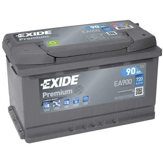 Слика на акумулатор EXIDE PREMIUM EA900 за Jaguar XF Saloon (J05,CC9) 3.0 D - 241 коњи дизел