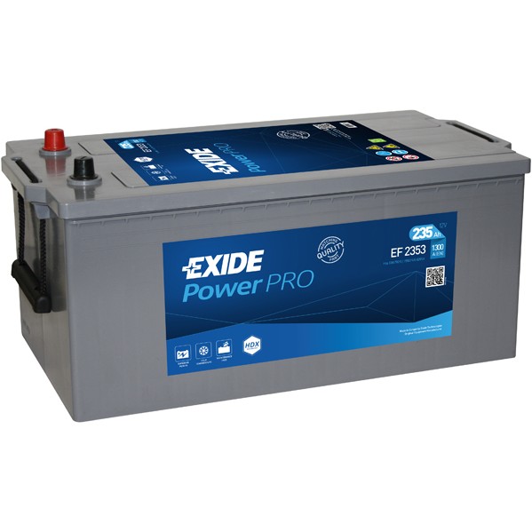 Слика на акумулатор EXIDE PowerPRO EF2353 за камион MAN TGA 24.350, 24.360 FLLRW, FNLLC, FNLLRC, FNLLRW, FNLLW - 350 коњи дизел