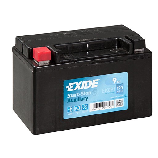 Слика на акумулатор EXIDE Start-Stop Auxiliary EK091 за Volvo V70 Estate D2 - 120 коњи дизел