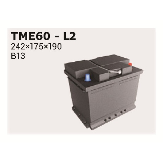 Слика на акумулатор IPSA Stop&Go AGM TME60 за Lancia Lybra (839ax) 1.6 - 103 коњи бензин