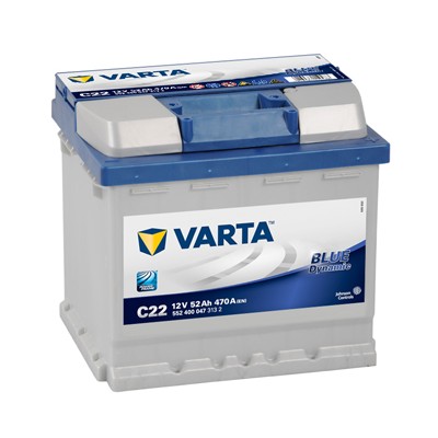 Слика на акумулатор VARTA BLUE dynamic 5524000473132 за Dacia Logan MCV2 TCe 90 LPG - 90 коњи Бензин/Автогаз (LPG)