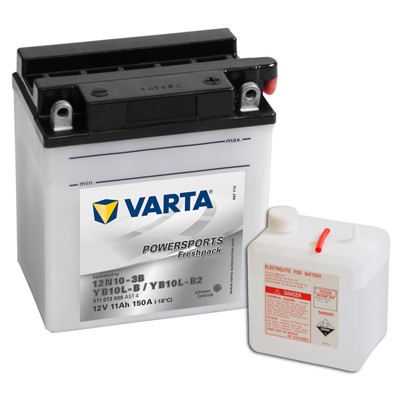 Слика на акумулатор VARTA POWERSPORTS Freshpack 511013009A514 за мотор Suzuki GSX 500 - 60 коњи бензин