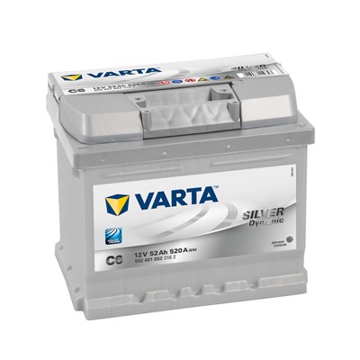Слика на акумулатор VARTA SILVER dynamic 5524010523162 за Rover Coupe 1.6 16 V - 111 коњи бензин