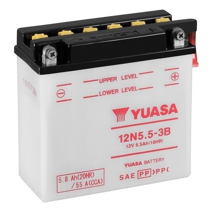 Слика на Акумулатор YUASA Conventional 12 Volt 12N5.5-3B