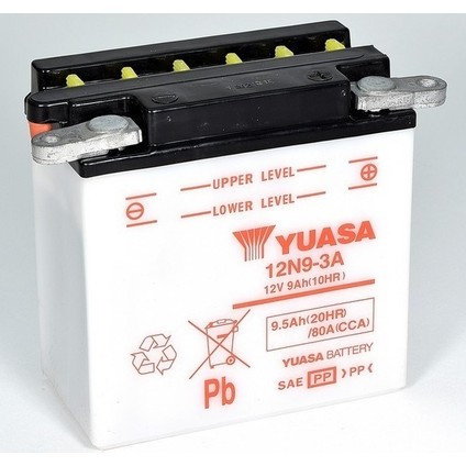 Слика на акумулатор YUASA Conventional 12 Volt 12N9-3A за мотор Honda CB CB 77 - 29 коњи бензин