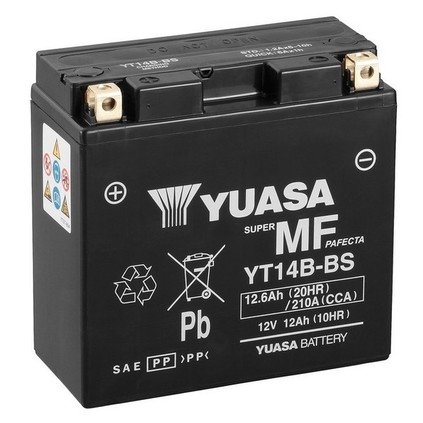 Слика на акумулатор YUASA Maintenance free YT14B-BS за мотор Yamaha FJR FJR 1300 A (RP28) - 147 коњи бензин