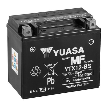 Слика на акумулатор YUASA Maintenance free YTX12-BS за мотор Kawasaki KLE 500 (LE500A1) - 34 коњи бензин