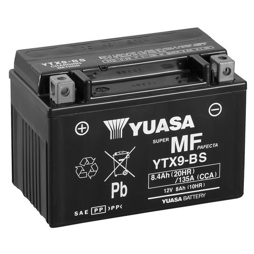 Слика на акумулатор YUASA Maintenance free YTX9-BS за мотор Kymco Dink Dink 125 - 11 коњи бензин