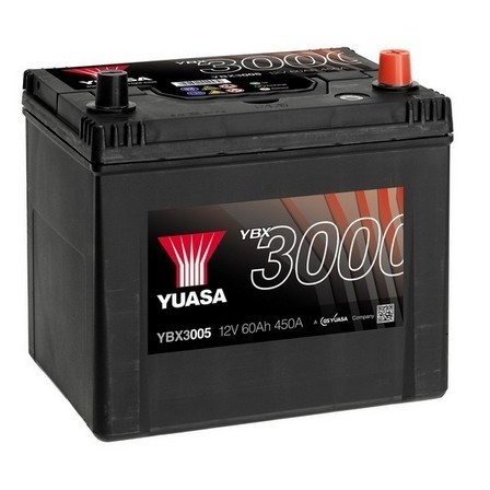 Слика на акумулатор YUASA YBX3000 SMF Batteries YBX3005 за Toyota Carina Hatchback (T15) 1.6 (AT151) - 84 коњи бензин