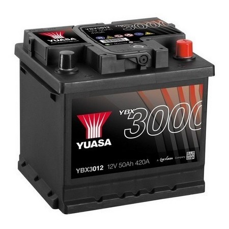 Слика на акумулатор YUASA YBX3000 SMF Batteries YBX3012 за Citroen C3 Picasso 1.6 VTi - 114 коњи бензин