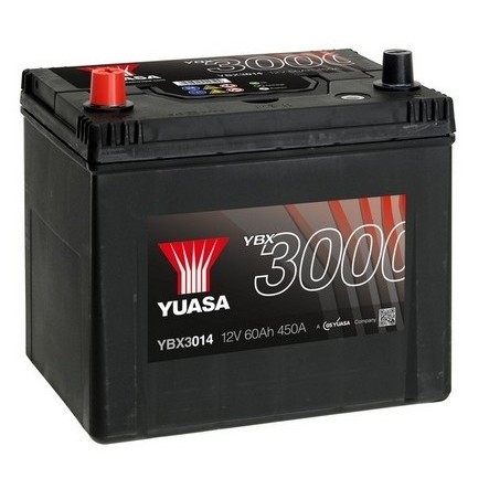 Слика на акумулатор YUASA YBX3000 SMF Batteries YBX3014 за камион Mitsubishi Fighter FK13-240 - 241 коњи дизел