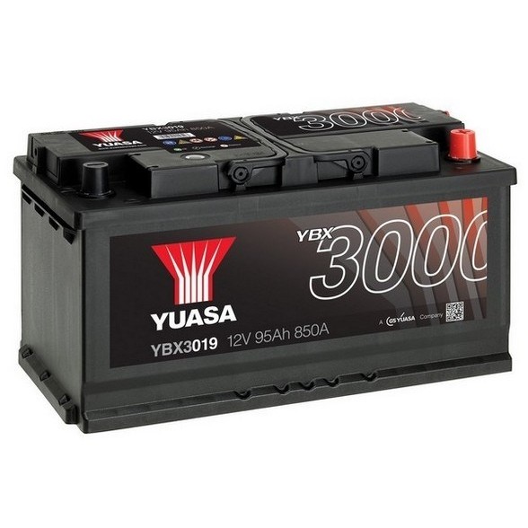 Слика на акумулатор YUASA YBX3000 SMF Batteries YBX3019 за BMW 5 Sedan E34 M 3.5 - 286 коњи бензин