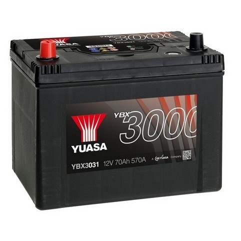 Слика на акумулатор YUASA YBX3000 SMF Batteries YBX3031 за CHEVROLET EPICA Sedan KL1 2.5 - 156 коњи бензин