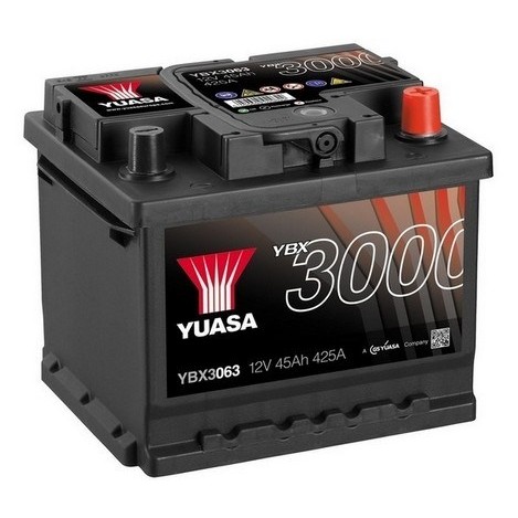 Слика на акумулатор YUASA YBX3000 SMF Batteries YBX3063 за Daewoo Espero Sedan KLEJ 1.8 - 95 коњи бензин