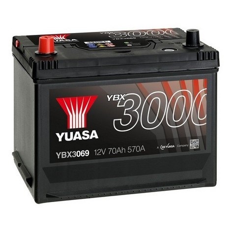 Слика на акумулатор YUASA YBX3000 SMF Batteries YBX3069 за CHEVROLET NUBIRA 2.0 D - 121 коњи дизел