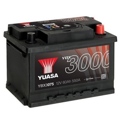 Слика на акумулатор YUASA YBX3000 SMF Batteries YBX3075 за Audi 80 Sedan (89, 89Q, 8A, B3) 2.0 E - 113 коњи бензин