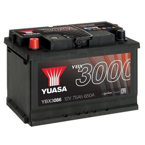 Слика на акумулатор YUASA YBX3000 SMF Batteries YBX3086 за CHRYSLER VOYAGER 4 RG 2.4 - 147 коњи бензин