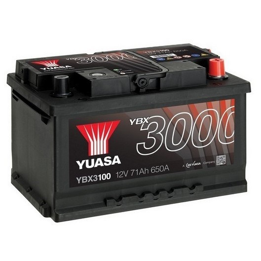 Слика на акумулатор YUASA YBX3000 SMF Batteries YBX3100 за Audi 200 Sedan (44, 44q) 2.2 Turbo quattro - 200 коњи бензин