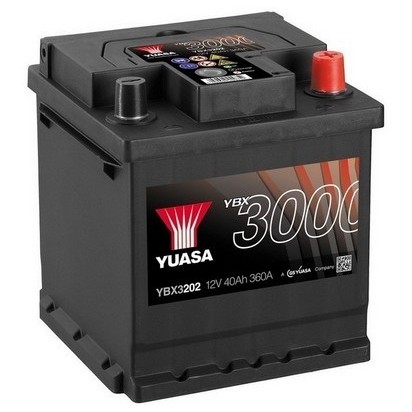 Слика на акумулатор YUASA YBX3000 SMF Batteries YBX3202 за Lancia Ypsilon (843) 1.4 - 78 коњи бензин