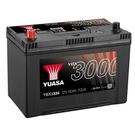 Слика на акумулатор YUASA YBX3000 SMF Batteries YBX3334 за Mitsubishi Montero Sport (K90) 1.8  на всичките колела - 114 коњи бензин