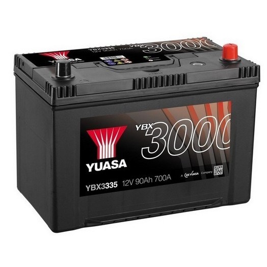 Слика на акумулатор YUASA YBX3000 SMF Batteries YBX3335 за Toyota Land Cruiser (J4) 3.6 D (HJ45_V) - 90 коњи дизел