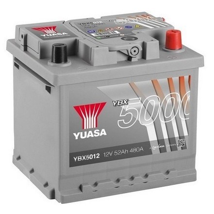 Слика на акумулатор YUASA YBX5000 Silver High Performance SMF Batteries YBX5012 за Alfa Romeo 33 (907B) Sportwagon 1.7 16V 4x4 - 137 коњи бензин