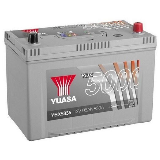 Слика на акумулатор YUASA YBX5000 Silver High Performance SMF Batteries YBX5335 за Nissan Patrol (Y61,GR,GU) 2.8 TD - 129 коњи дизел