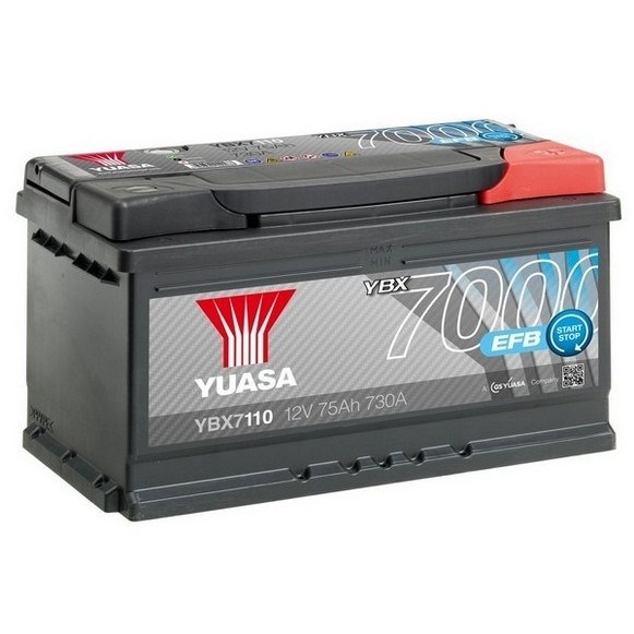 Слика на акумулатор YUASA YBX7000 EFB Start Stop Plus Batteries YBX7110 за Ford Transit Bus 2014 2.2 TDCi - 100 коњи дизел